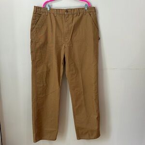CARHARTT Loose Fit Washed Duck Utility Work Pant Men's Sz 44x36 Brown BN0011-M
